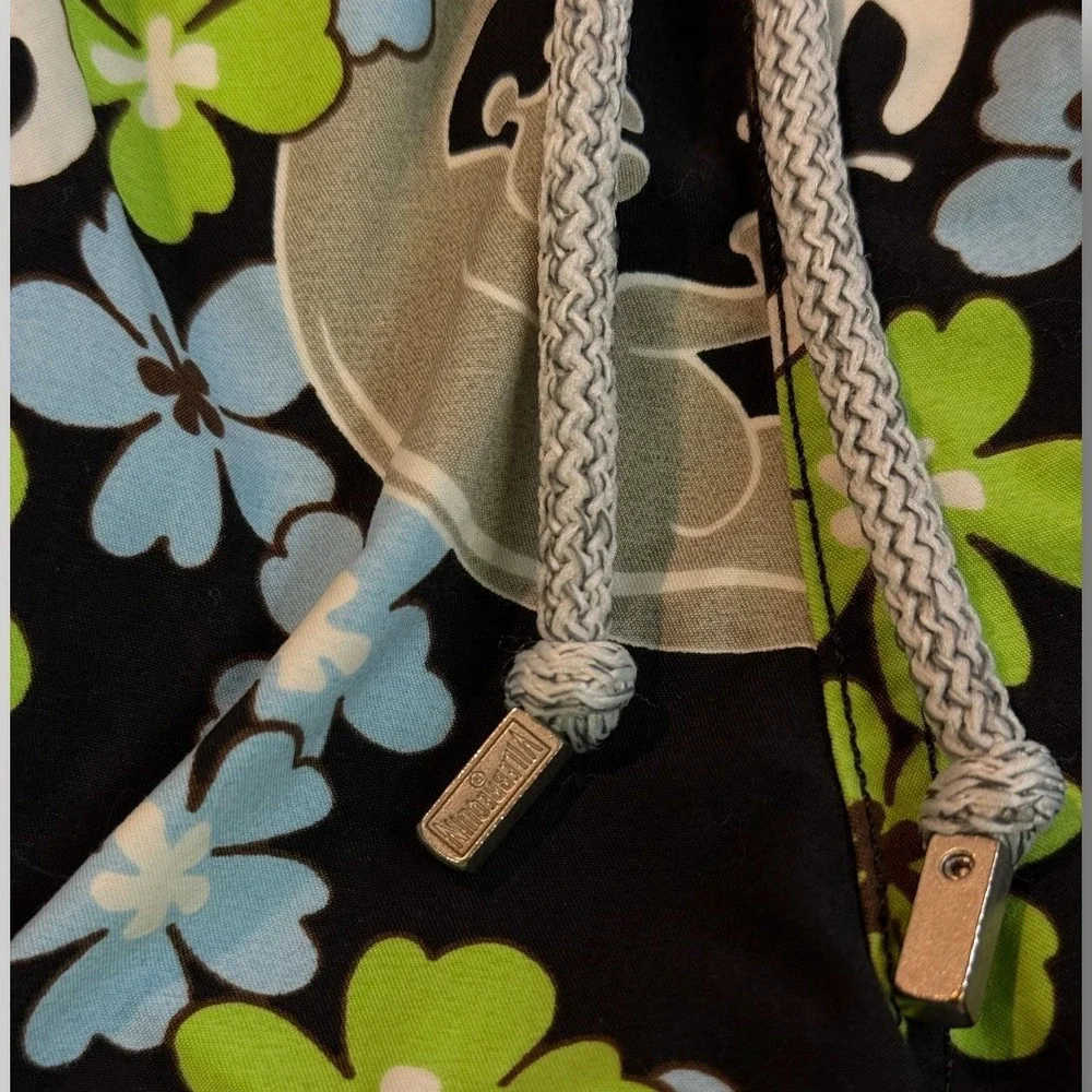 Vilebrequin Boys Swim Trunks Black Gecko Floral Print Size L Kids‎ Shorts